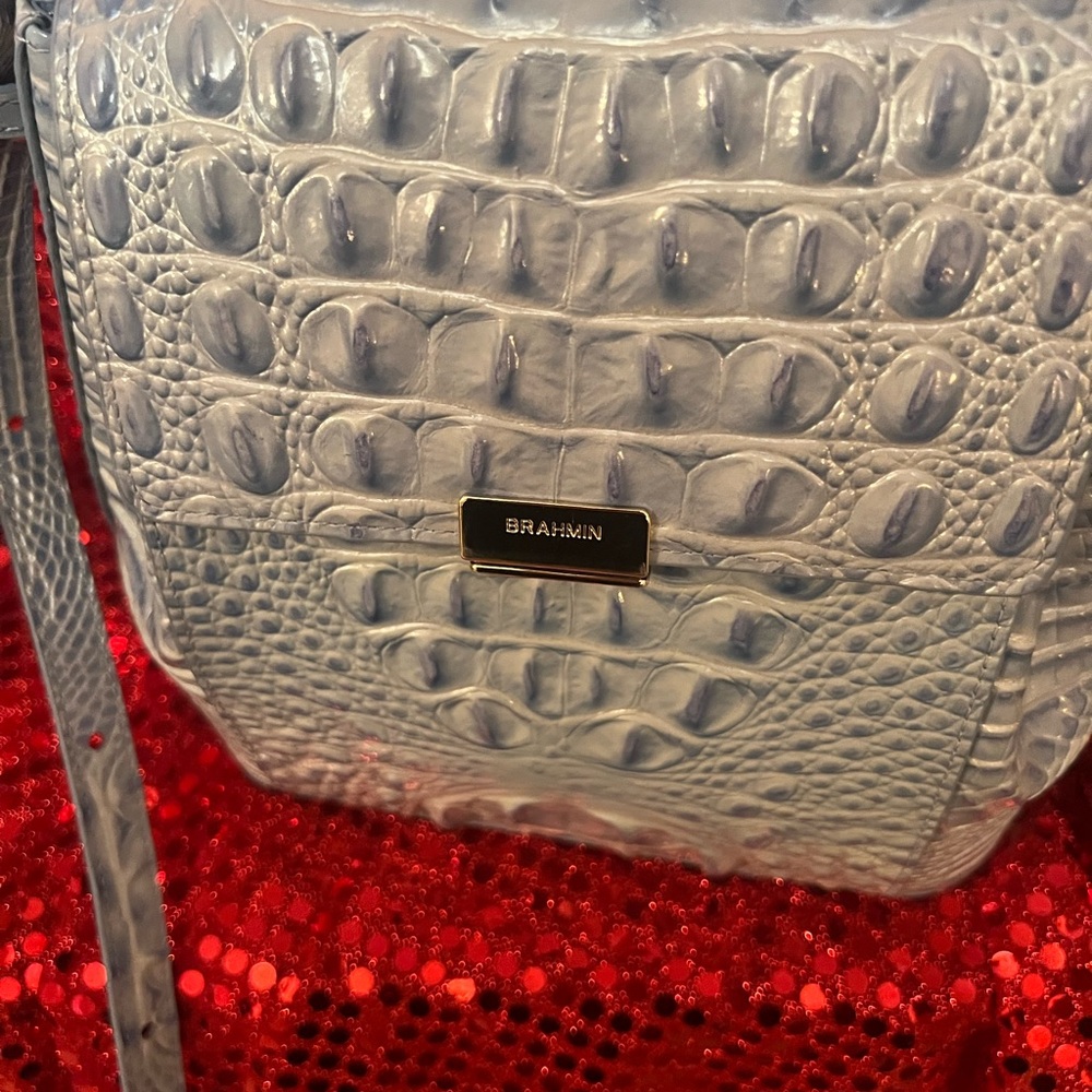 Brahmin Light Blue Margo